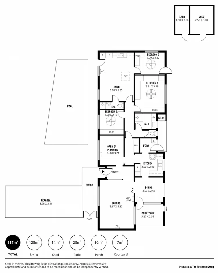 Floorplan of Homely house listing, 21 Charlton Drive, Salisbury East SA 5109