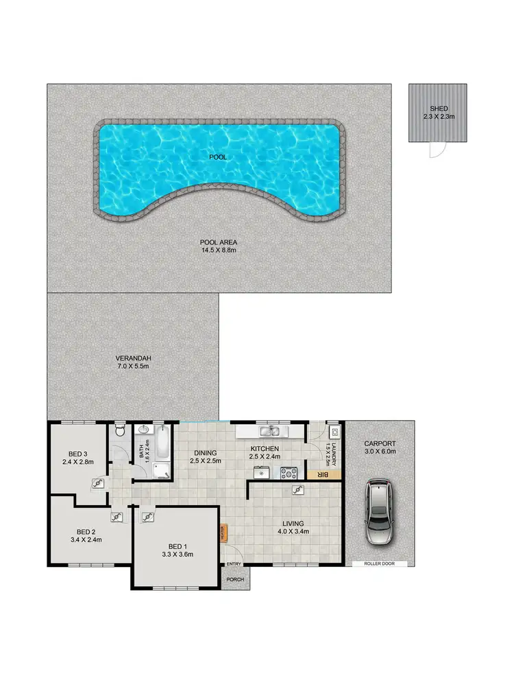 Floorplan of Homely house listing, 31 Bermudez Cres, Paralowie SA 5108