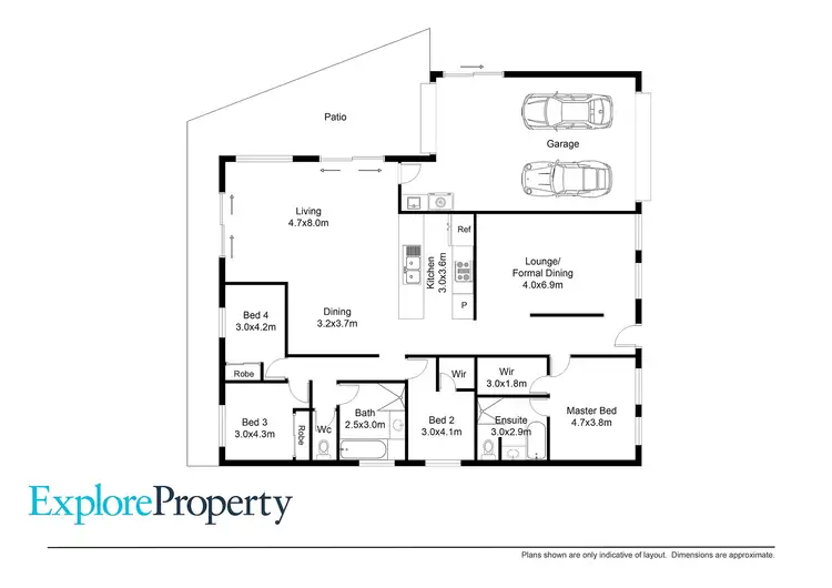 Floorplan of Homely house listing, 22 Champion Circuit, Narangba QLD 4504