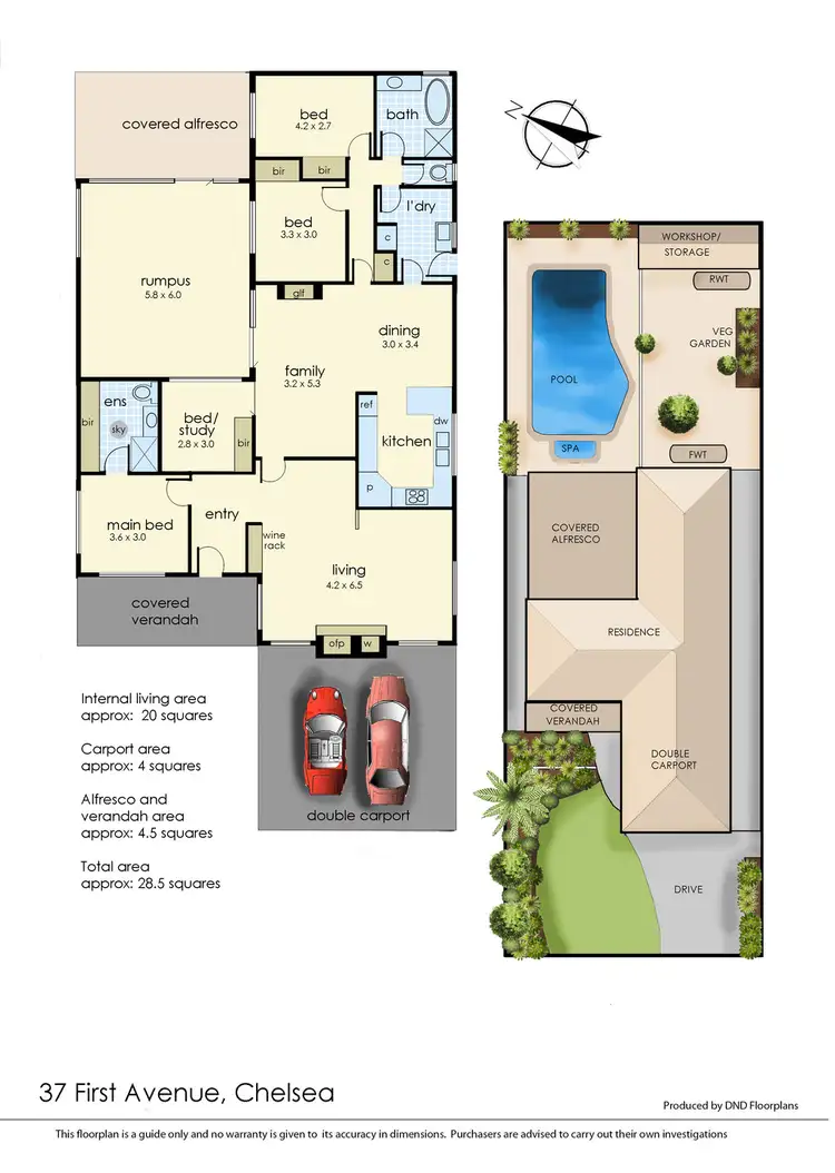Floorplan of Homely house listing, 37 First Avenue, Chelsea Heights VIC 3196