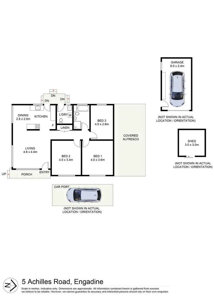 Floorplan of Homely house listing, 5 Achilles Road, Engadine NSW 2233