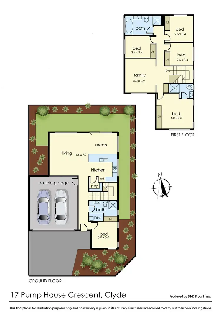 Floorplan of Homely house listing, 17 Pump House Crescent, Clyde VIC 3978