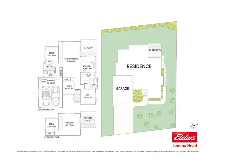 Floorplan of Homely house listing, 41 Blue Seas Parade, Lennox Head NSW 2478