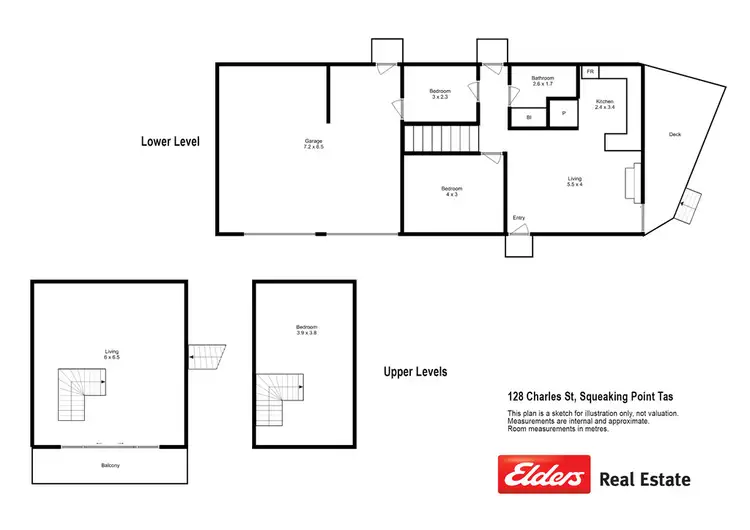 Floorplan of Homely house listing, 128 Charles Street, Squeaking Point TAS 7307