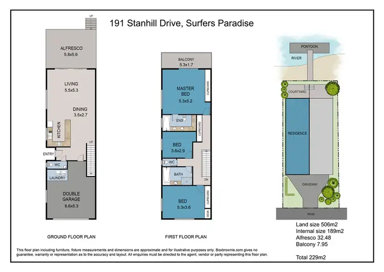 Floorplan of Homely semi-detached listing, 2/191 Stanhill Drive, Surfers Paradise QLD 4217