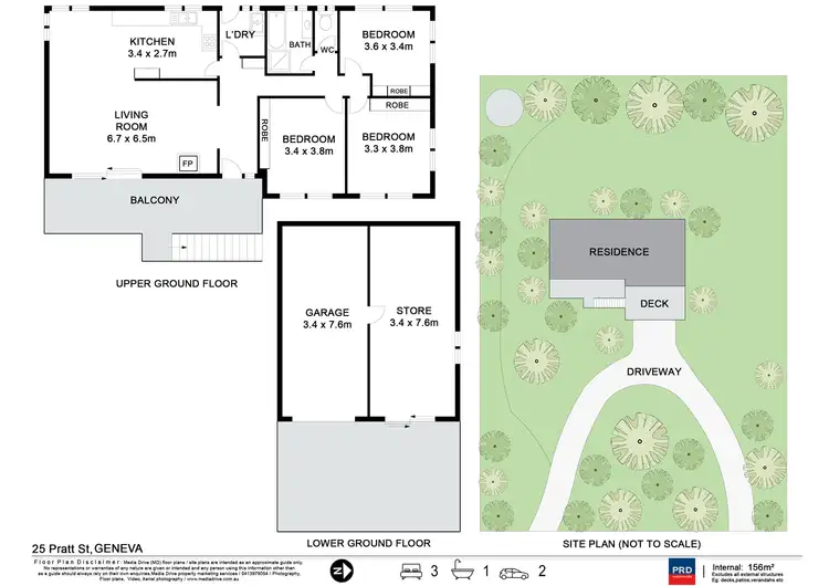 Floorplan of Homely house listing, 25 Pratt Street, Geneva NSW 2474