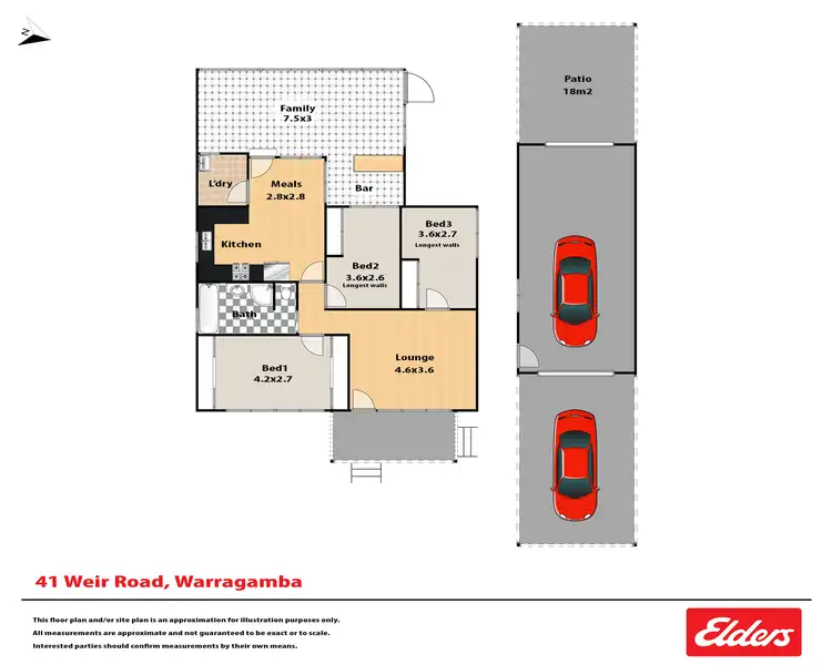 Floorplan of Homely house listing, 41 Weir Road, Warragamba NSW 2752