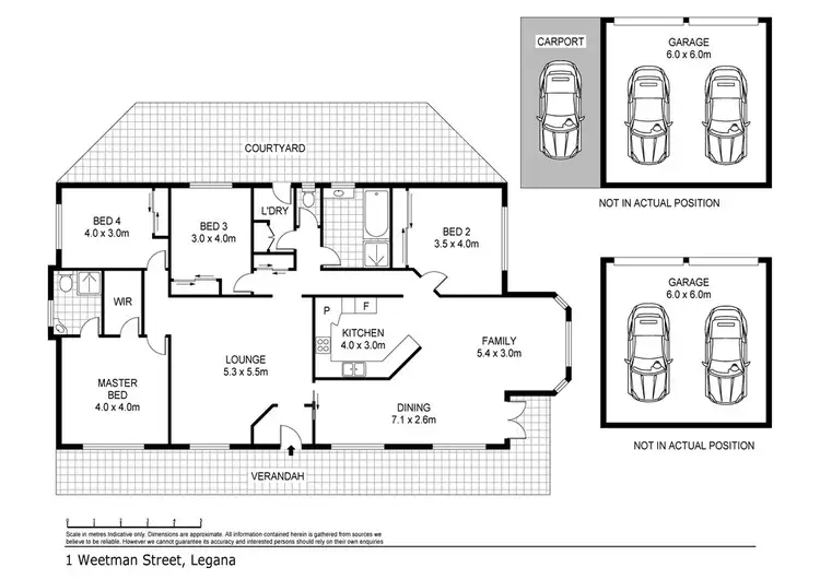 Floorplan of Homely house listing, 1 Weetman Street, Legana TAS 7277