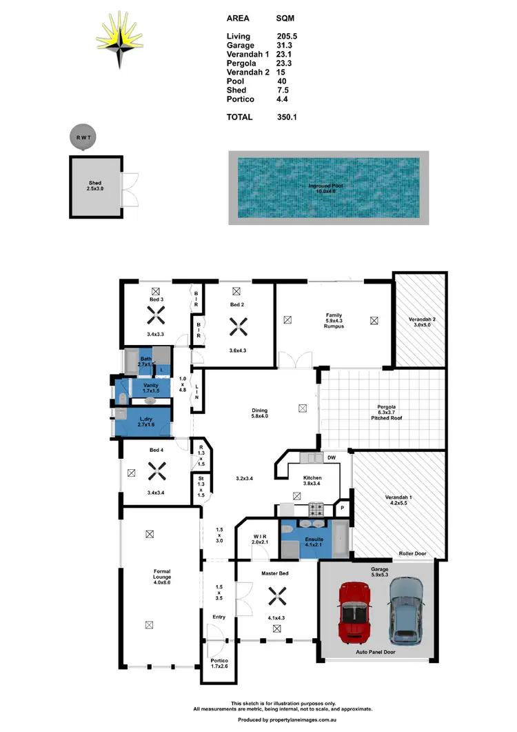 Floorplan of Homely house listing, 89 Kingfisher Drive, Hewett SA 5118