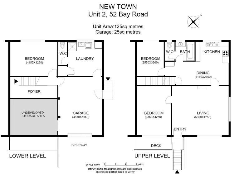 Floorplan of Homely house listing, 2/52 Bay Road, New Town TAS 7008