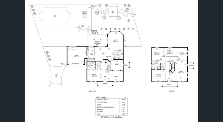 Floorplan of Homely house listing, 58 The Dress Circle, Athelstone SA 5076
