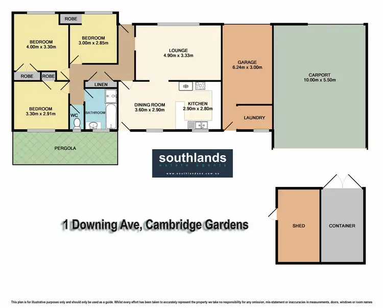 Floorplan of Homely house listing, 1 Downing Avenue, Cambridge Gardens NSW 2747