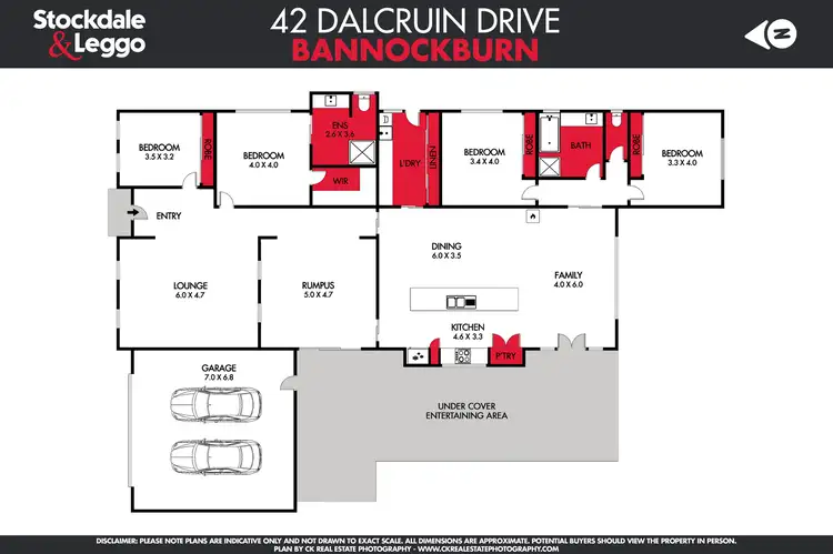 Floorplan of Homely house listing, 42 Dalcruin Drive, Bannockburn VIC 3331
