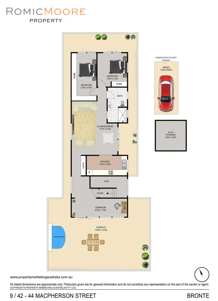 Floorplan of Homely apartment listing, 9/42-44 Macpherson Street, Bronte NSW 2024