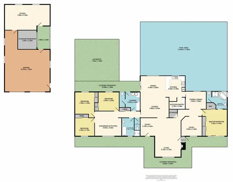 Floorplan of Homely house listing, 3 Cypress Grove, Aberglasslyn NSW 2320