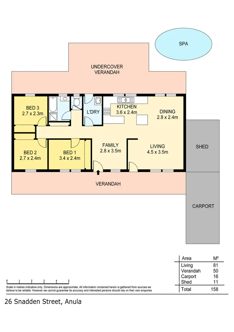 Floorplan of Homely house listing, 26 Snadden Street, Anula NT 812