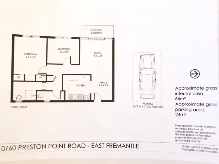 Floorplan of Homely apartment listing, 10/60 Preston Point Road, East Fremantle WA 6158