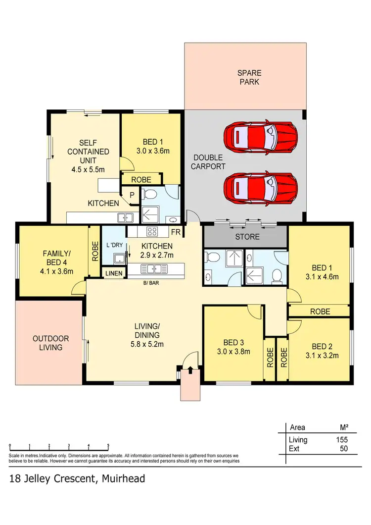 Floorplan of Homely house listing, 18 Jelley Crescent, Muirhead NT 810