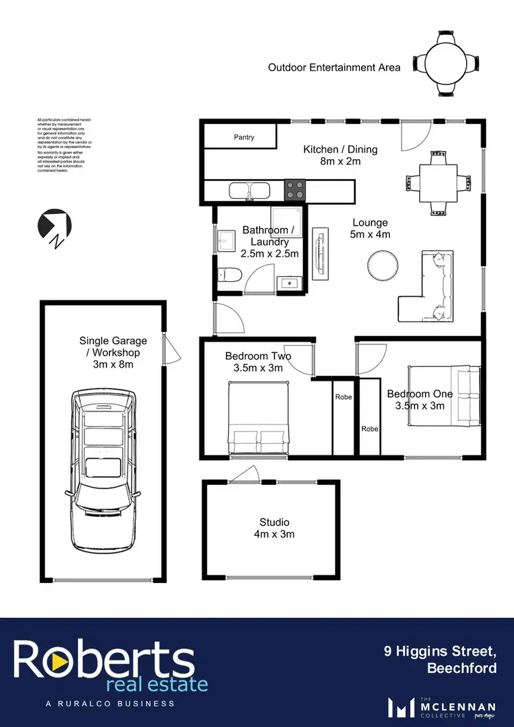 Floorplan of Homely house listing, 9 Higgins Street, Beechford TAS 7252