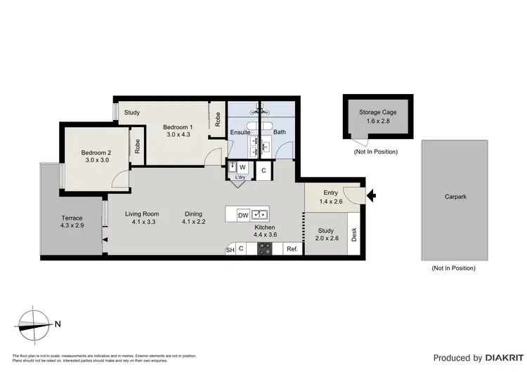 Floorplan of Homely apartment listing, 310/19-21 Frederick Street, Doncaster VIC 3108