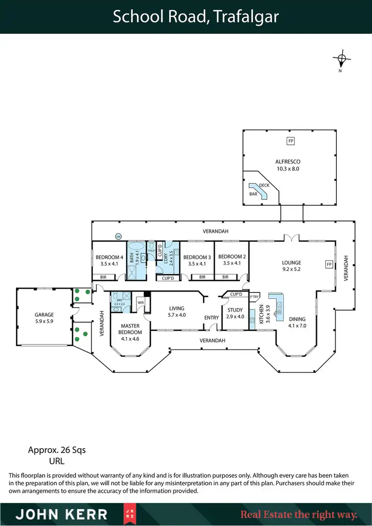 Floorplan of Homely house listing, 6 OAK FIELD PLACE, Trafalgar VIC 3824