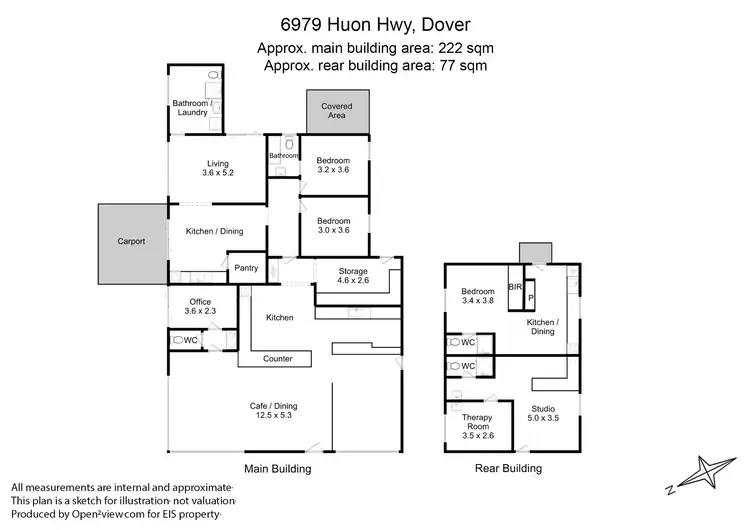 Floorplan of Homely house listing, 6979 Huon Highway, Dover TAS 7117