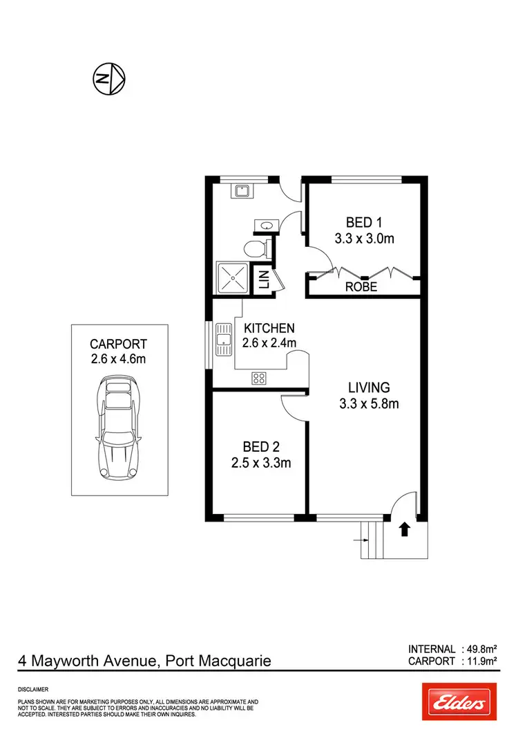 Floorplan of Homely block of units listing, 4 Mayworth Avenue, Port Macquarie NSW 2444