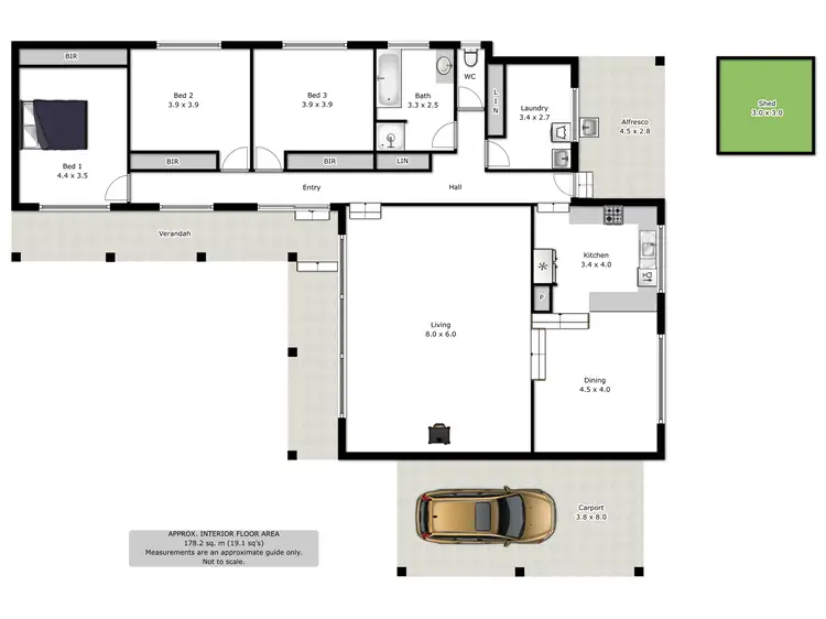 Floorplan of Homely house listing, 12 Murra Court, Kiewa VIC 3691
