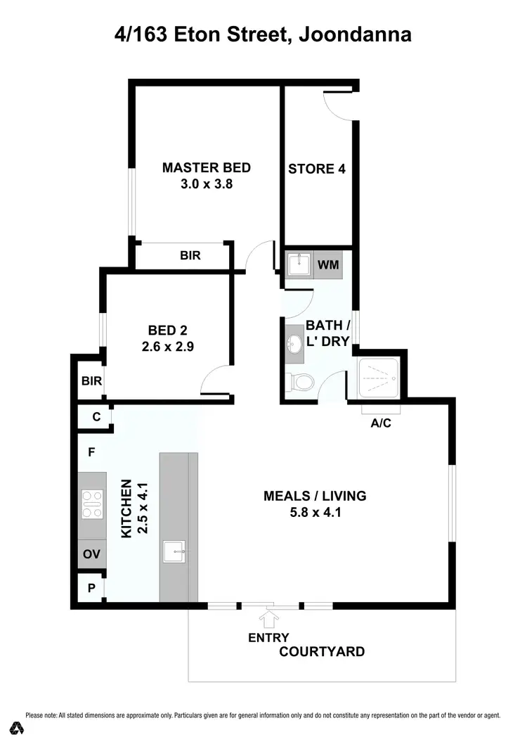 Floorplan of Homely house listing, 4/163 Eton Street, Joondanna WA 6060
