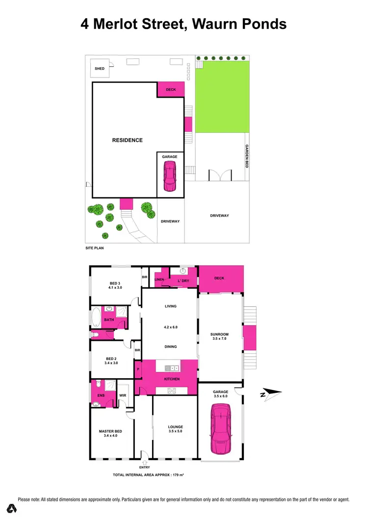 Floorplan of Homely house listing, 4 Merlot Street, Waurn Ponds VIC 3216
