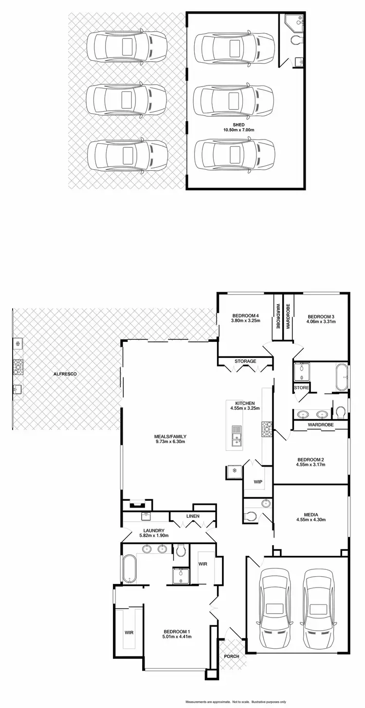 Floorplan of Homely house listing, 1 Java Street, Spring Farm NSW 2570