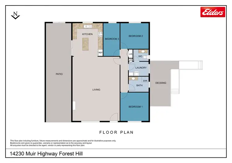 Floorplan of Homely house listing, 14230 Muir Highway, Forest Hill WA 6324
