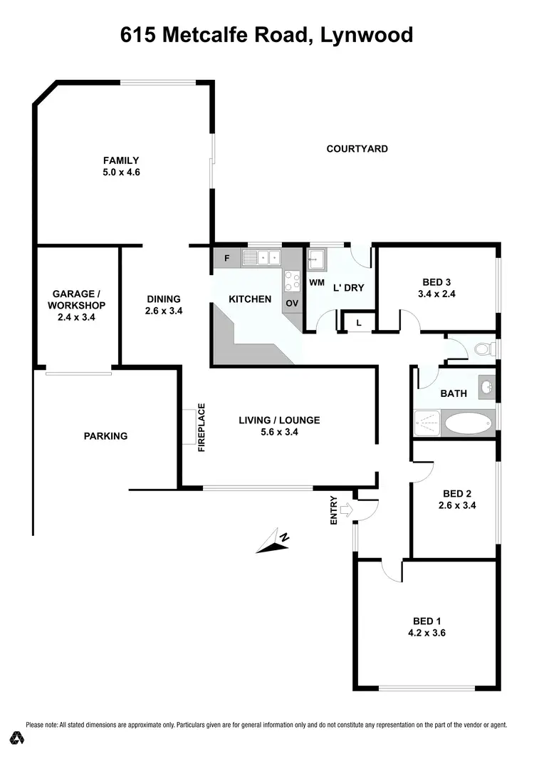 Floorplan of Homely house listing, 615 Metcalfe Road, Lynwood WA 6147