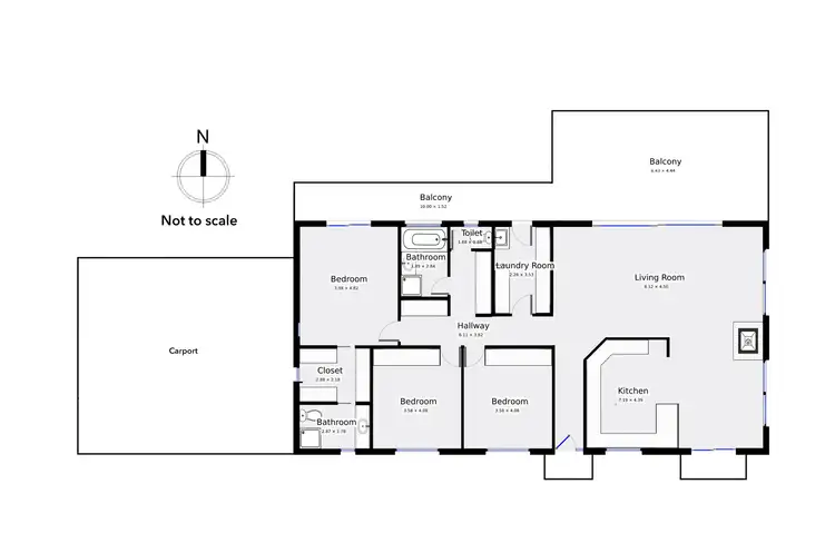 Floorplan of Homely rural property listing, 1202 Yarck Road, Gobur VIC 3719