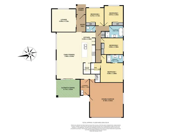 Floorplan of Homely house listing, 7 Alkira Circuit, Horsley NSW 2530