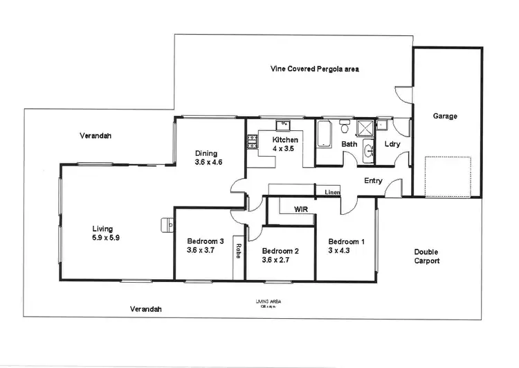 Floorplan of Homely house listing, 27 Burrows Road, Waikerie SA 5330