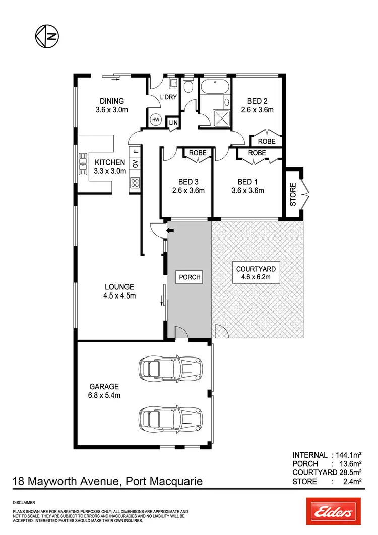 Floorplan of Homely house listing, 18 Mayworth Avenue, Port Macquarie NSW 2444