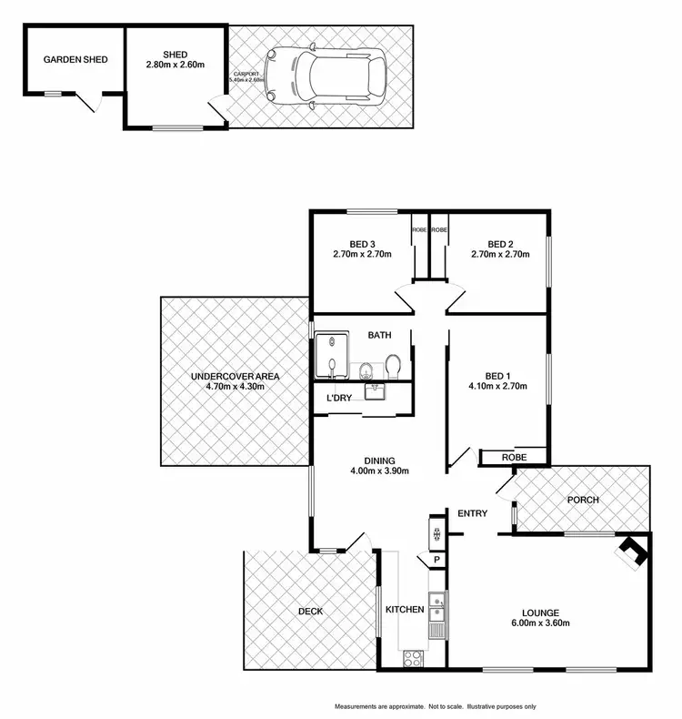 Floorplan of Homely house listing, 31 Hague Road, Wodonga VIC 3690
