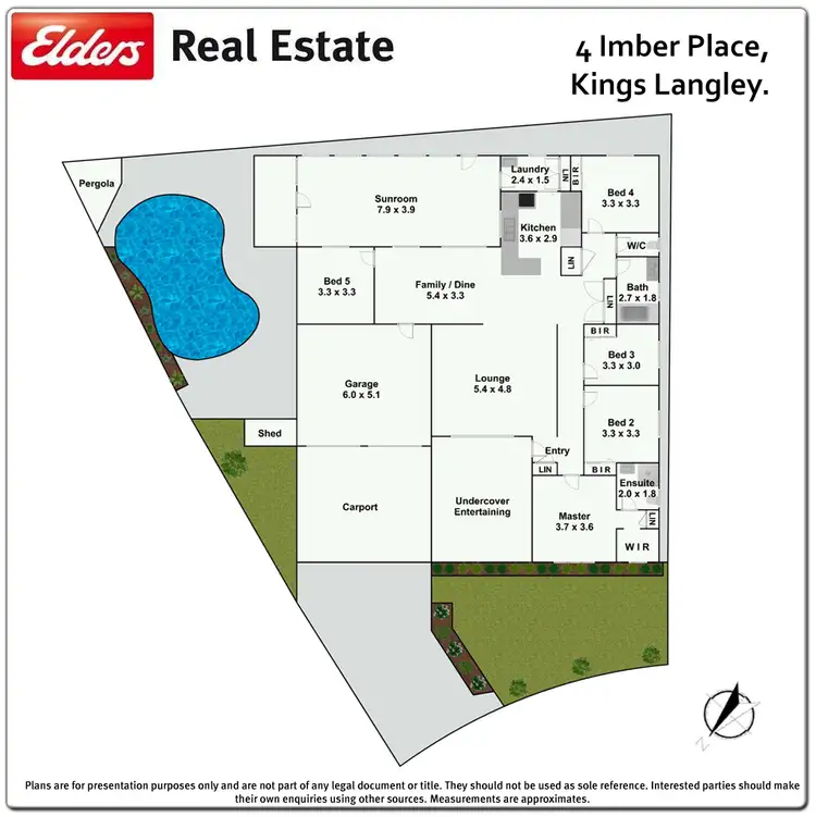 Floorplan of Homely house listing, 4 Imber Place, Kings Langley NSW 2147