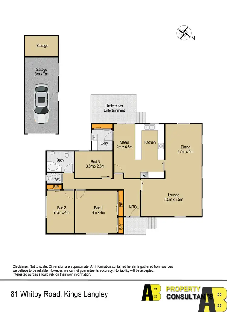 Floorplan of Homely house listing, 81 WHITBY ROAD, Kings Langley NSW 2147