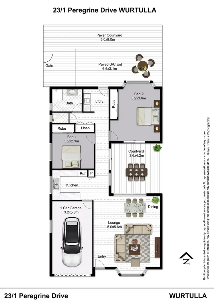 Floorplan of Homely house listing, 23/1 Peregrine Drive, Wurtulla QLD 4575