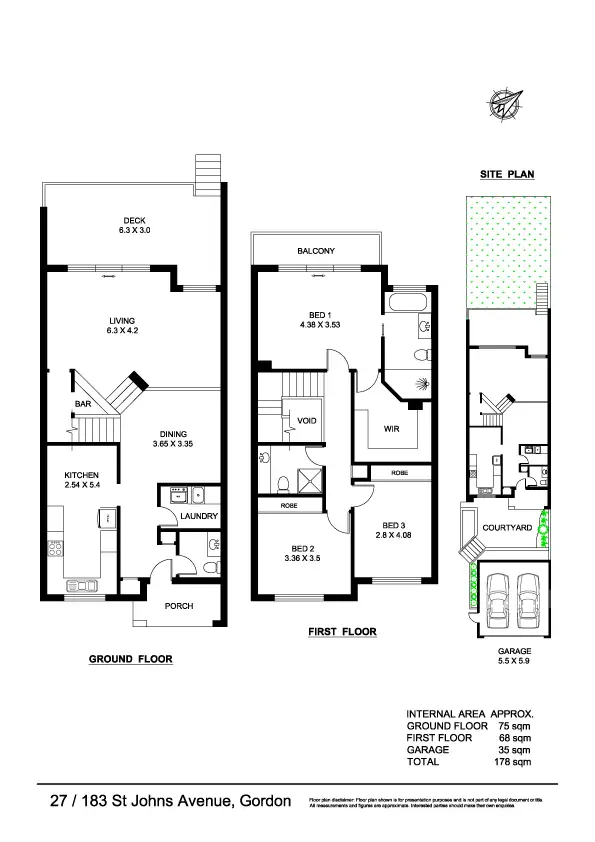 Floorplan of Homely house listing, 27/183 St Johns Avenue, Gordon NSW 2072