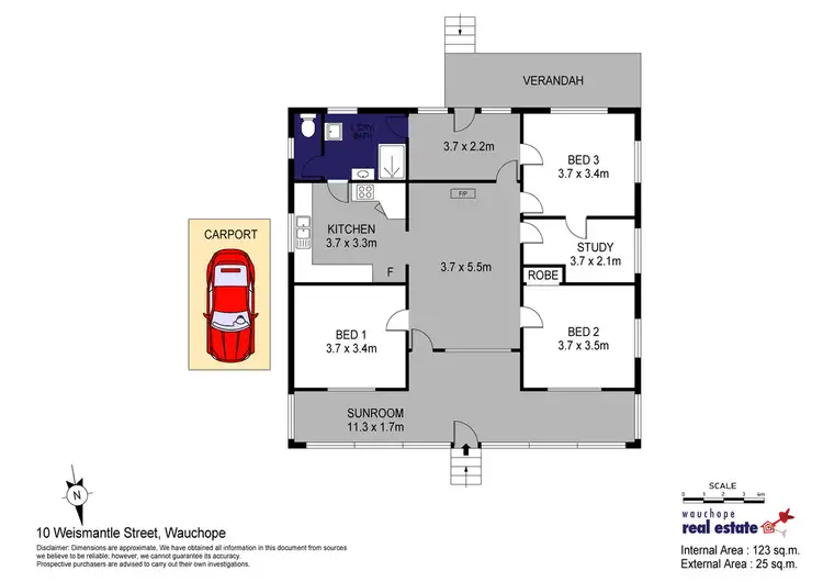 Floorplan of Homely house listing, 10 Weismantle Street, Wauchope NSW 2446