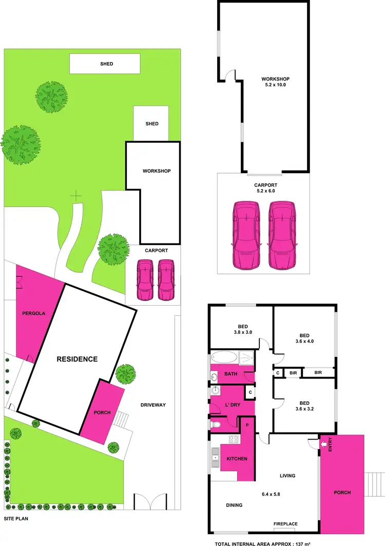 Floorplan of Homely house listing, 46 Anthony Street, Newcomb VIC 3219