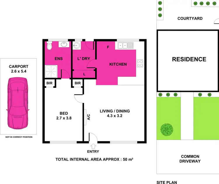 Floorplan of Homely unit listing, 7/220-222 Wilsons Road, Whittington VIC 3219