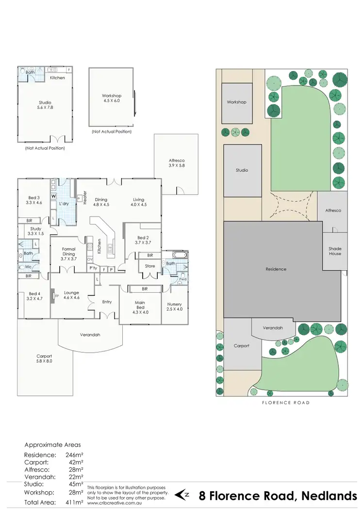 Floorplan of Homely house listing, 8 Florence Road, Nedlands WA 6009