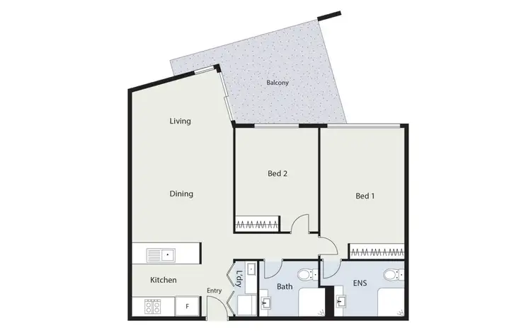 Floorplan of Homely apartment listing, 167/41 Philip Hodgins Street, Wright ACT 2611