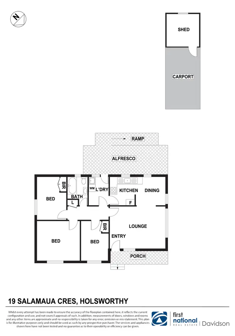 Floorplan of Homely house listing, 19 Salamaua Crescent, Holsworthy NSW 2173