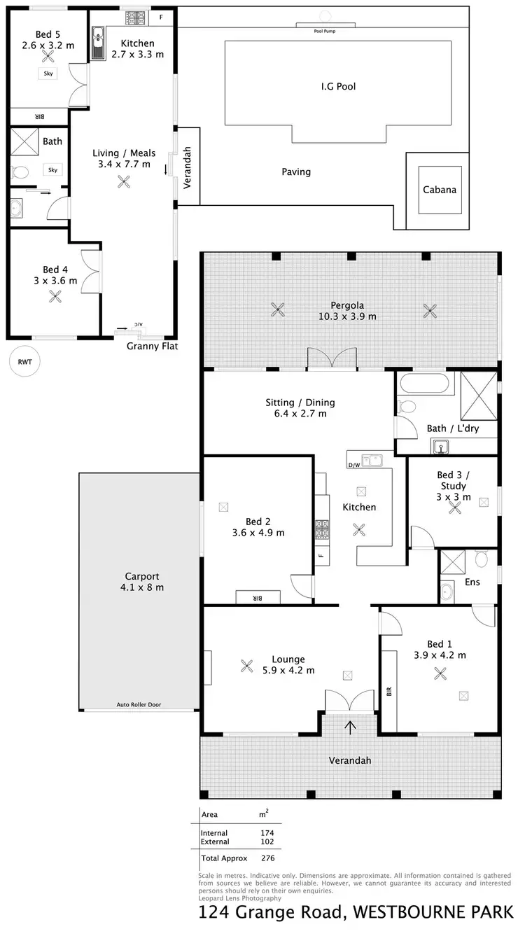 Floorplan of Homely house listing, 124 Grange Rd, Westbourne Park SA 5041