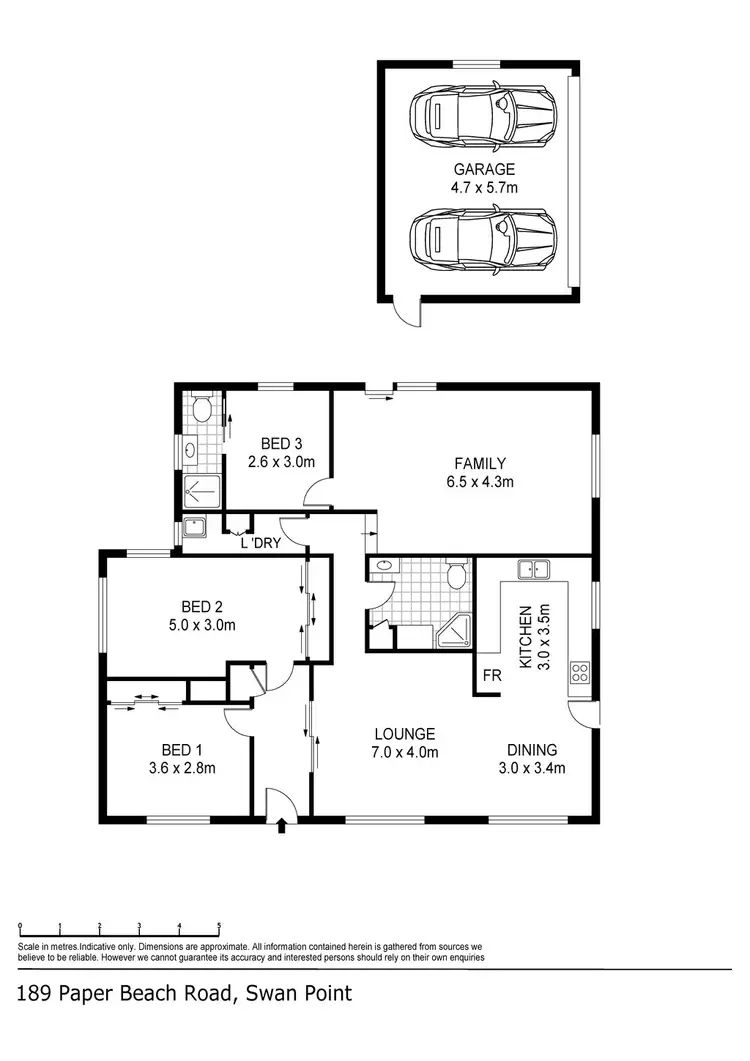 Floorplan of Homely house listing, 189 Paper Beach Road, Swan Point TAS 7275